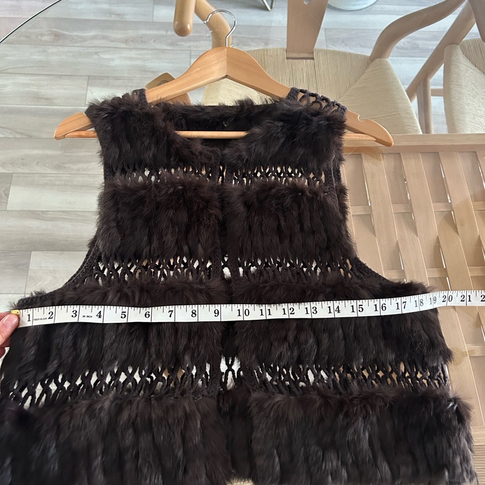 Authentic Angora Rabbit Fur Vest - Picture 9 of 11